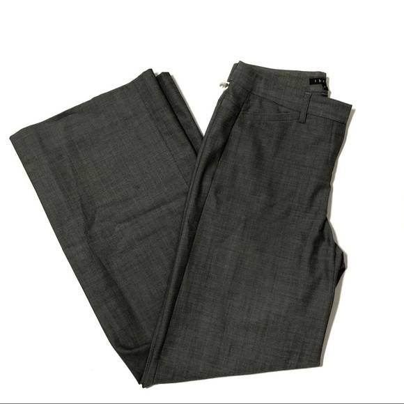 Theory Gray Dress Pants Straight Leg Women’s Sz 2 - Picture 1 of 7